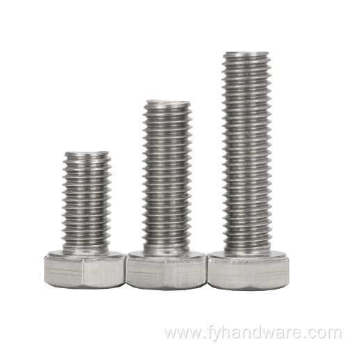 DIN standard hex bolts nuts and washers
